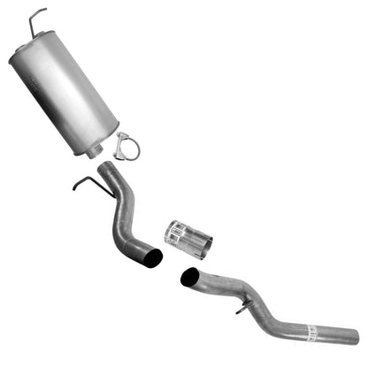 Rear Muffler and Tail Pipe Fits 2001-2006 GM 2500HD Silverado 6.0L 8.1L Made USA - Photo 1