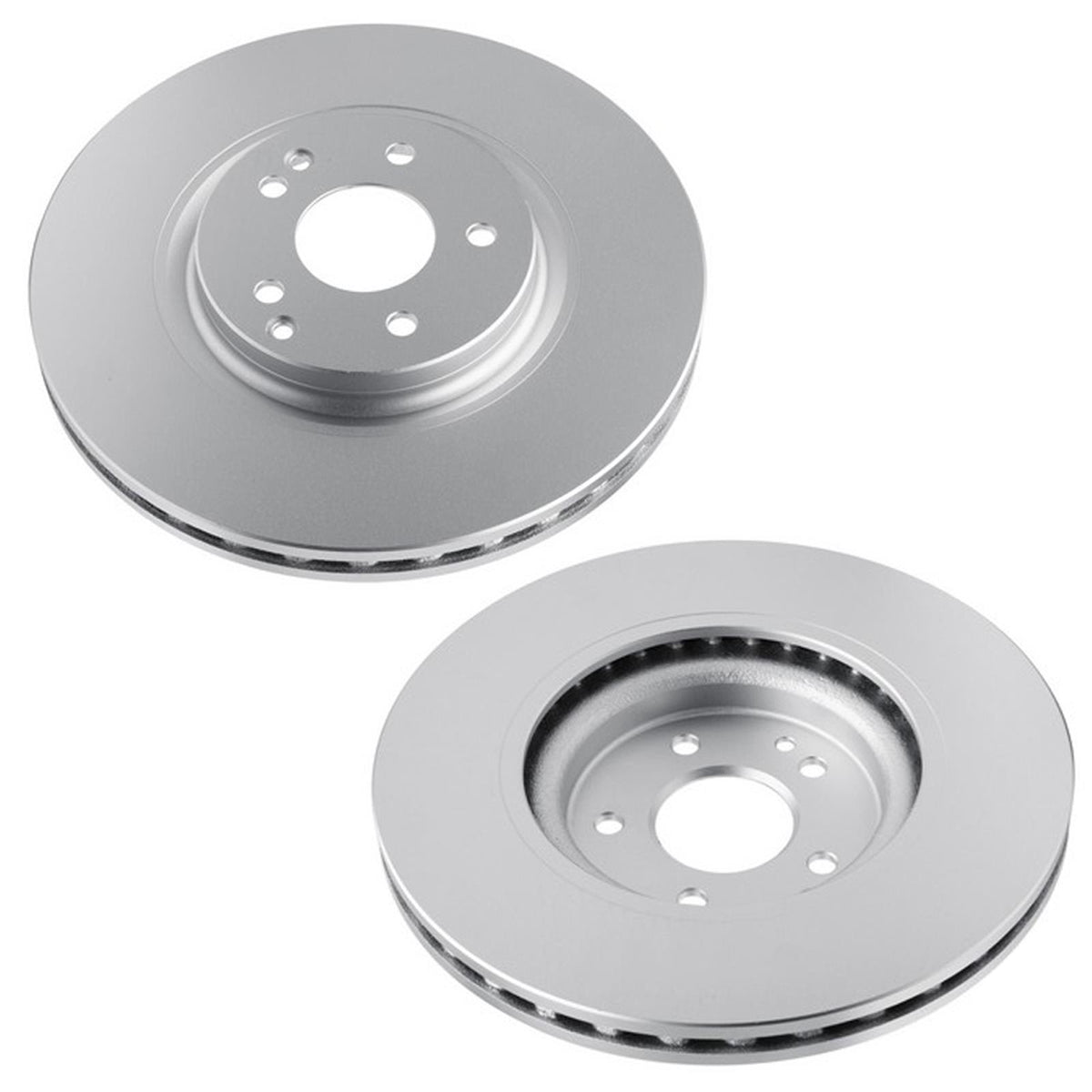 Frt Coated Disc Brake Rotors Brake Pads Mercedes Benz SLK350 Sport Packag 05-11 - Photo 1
