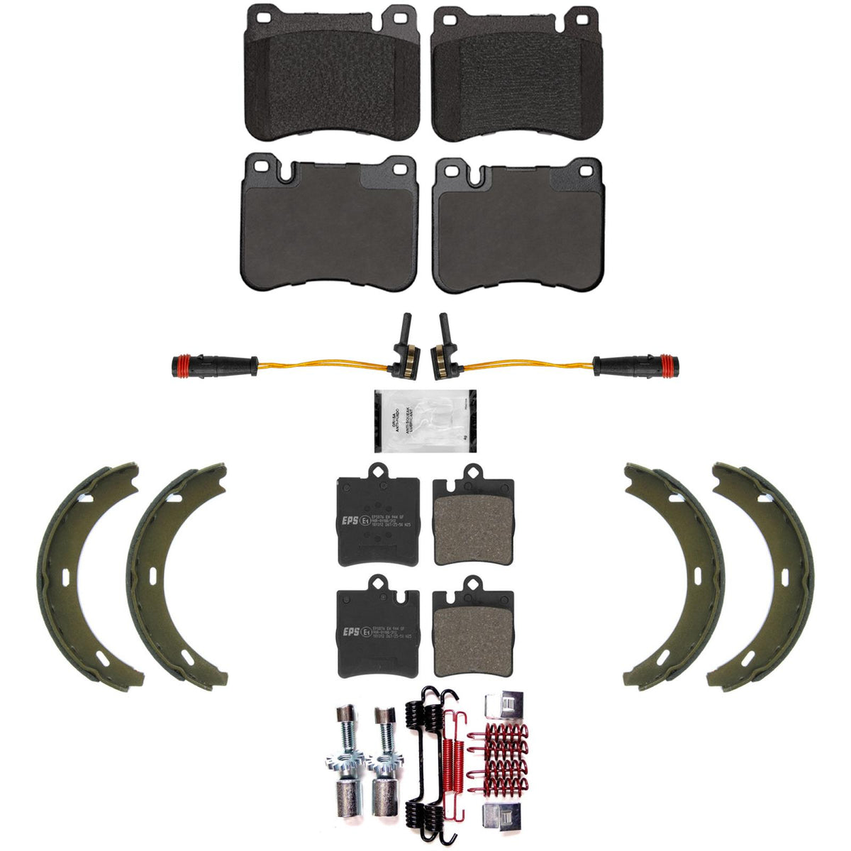 F&R Euro R90 Disc Brake Pads Shoes for Mercedes Benz SLK350 Sport Packag 05-11 - Photo 1