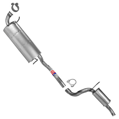 Rear Muffler and Resonator for Dodge Grand Caravan 2011 2013 2015 2018 2019 - Photo 1