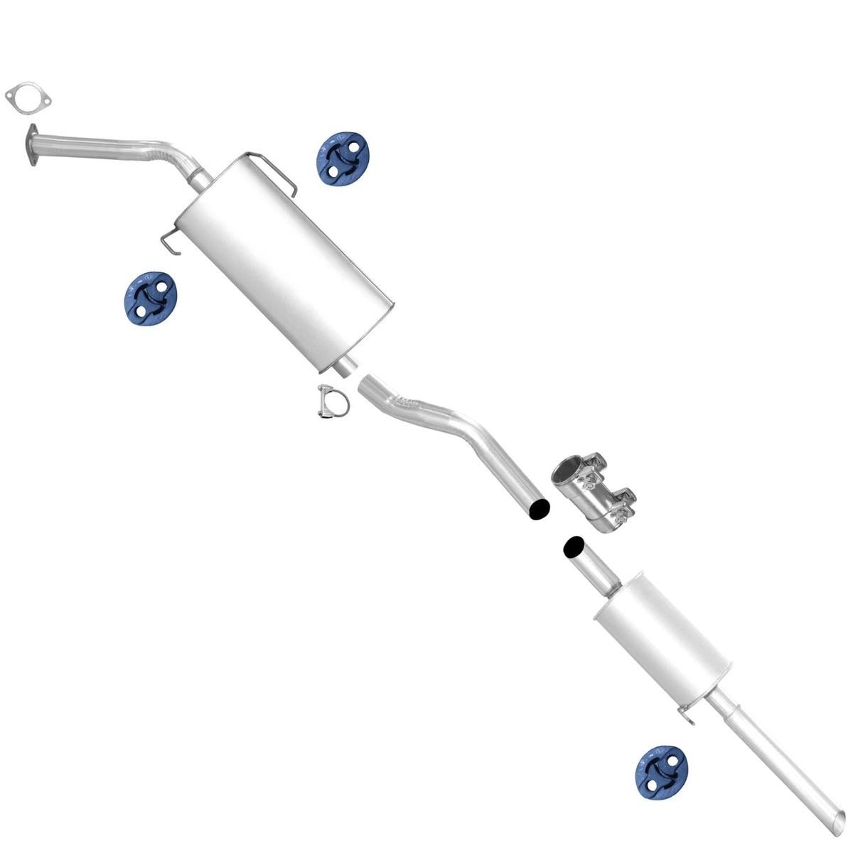 Resonator Pipe Muffler Exhaust System for Toyota Sienna Van 3.0L 1998 1999 2000 - Photo 1