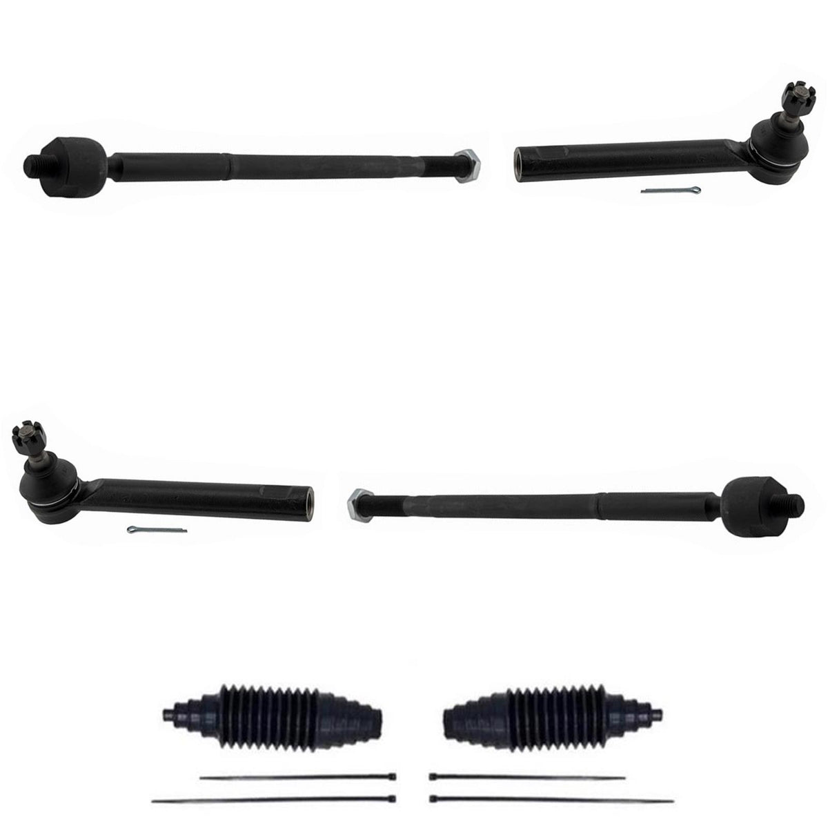 Inner Tie Rod & Outer Tie Rods for Toyota Corolla Built In Japan Vin J 09-13 - Photo 1
