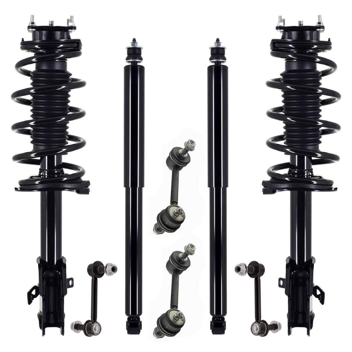Front Complete Struts Rear Shocks & Links For Ford Edge 2.0L FWD 2012 2013 2014 - Photo 1