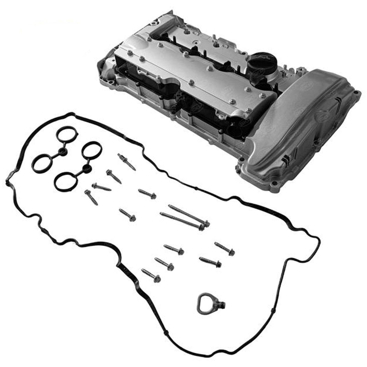 Aluminum Engine Valve Cover W/ Gasket For Mini Cooper 1.6L 2007 2008 2013 2014 - Photo 1
