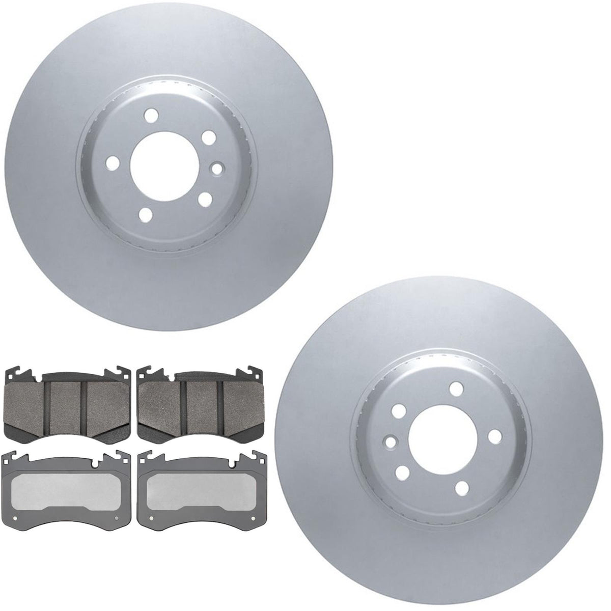 Frt Coated Disc Brake Rotors Brake Pad for Land Rover Range Rover 4.4L 2022-26 - Photo 1