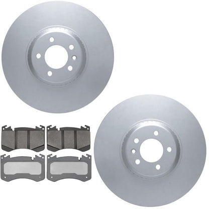 Frt Coated Disc Brake Rotors Brake Pad for Land Rover Range Rover 4.4L 2022-26 - Photo 1