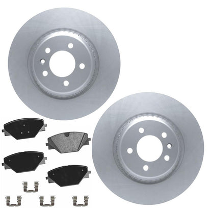 Rear Coated Disc Brake Rotors Brake Pad for Land Rover Range Rover Hybrid 22-26 - Photo 1
