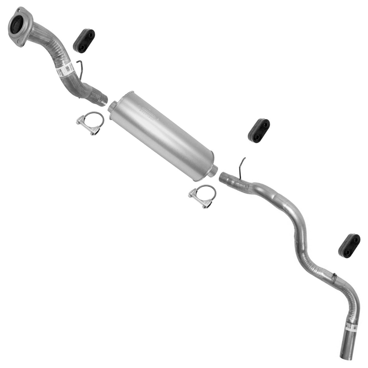 Muffler Tail Pipe Exhaust for Chevrolet Silverado 1500 w 119" Wheelbase 99-06 - Photo 1