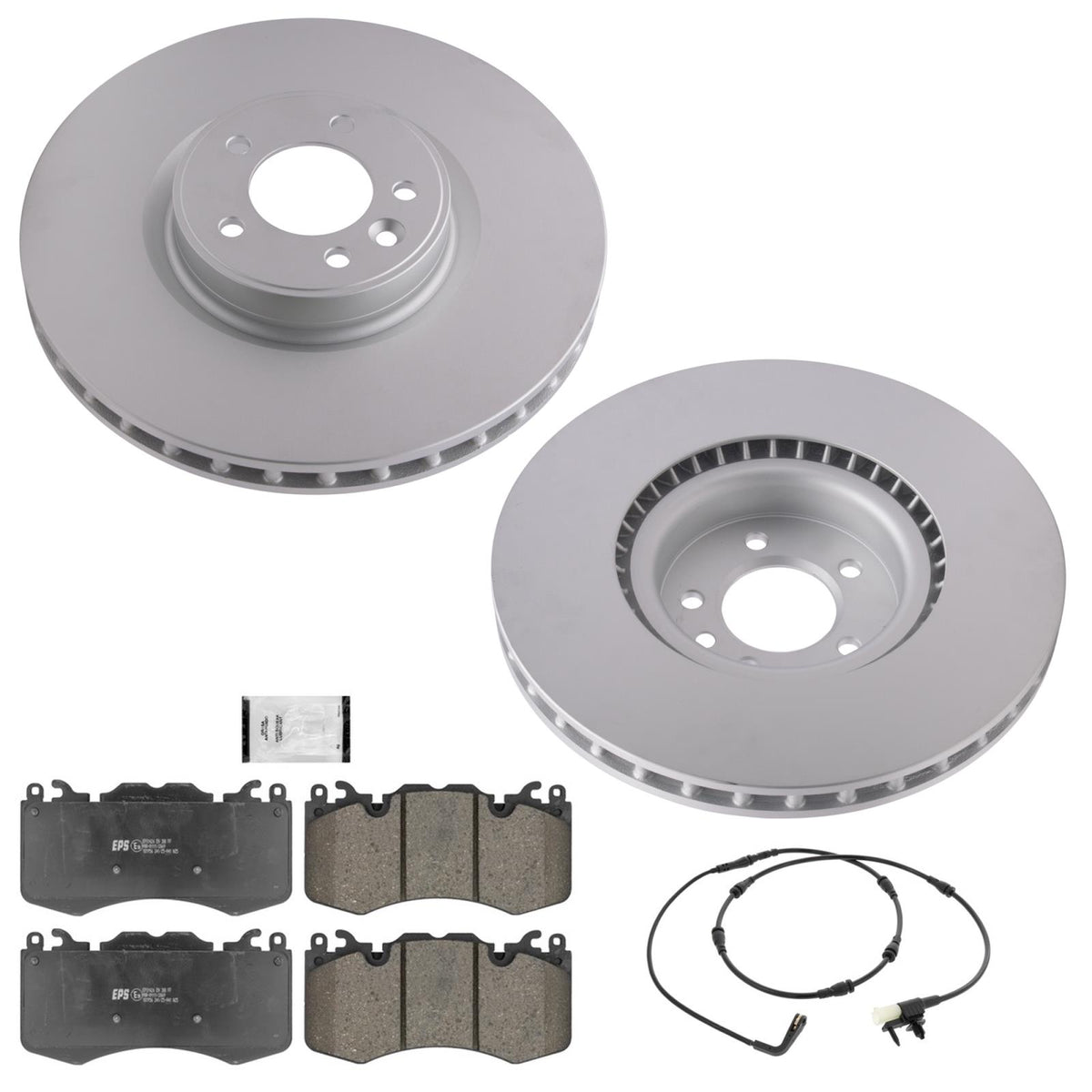 Frt Coated Disc Brake Rotors Brake Pad for Land Rover Range Rover Brem Bo 18-22 - Photo 1