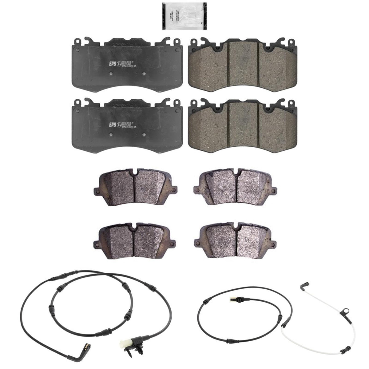 Front and Rear Disc Brake Pad Euro R90 for Land Rover Range Rover Brem Bo 18-22 - Photo 1