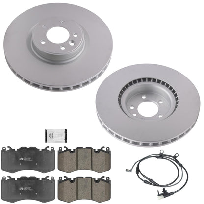 Frt Coated Disc Brake Rotors Brake Pad for Land Rover Range Rover Brem Bo 14-17 - Photo 1