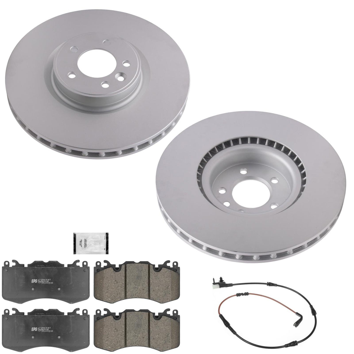 Rr Coated Disc Brake Rotors Brake Pad for Land Rover Range Rover Brem Bo 14-17 - Photo 1