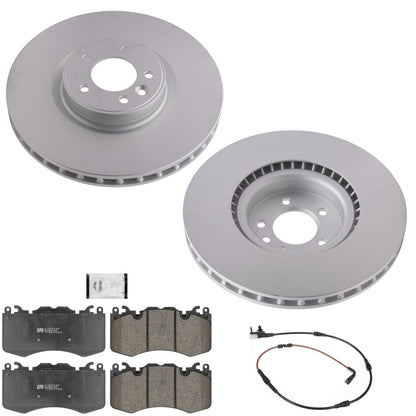 Rr Coated Disc Brake Rotors Brake Pad for Land Rover Range Rover Brem Bo 14-17 - Photo 1