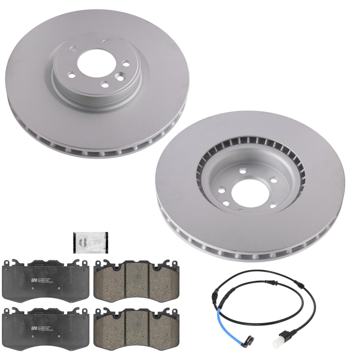 F&R Coated Disc Brake Rotors Brake Pad for Range Rover Sport Brem Bo 2010-2013 - Photo 1