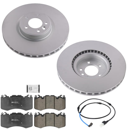 F&R Coated Disc Brake Rotors Brake Pad for Range Rover Sport Brem Bo 2010-2013 - Photo 1