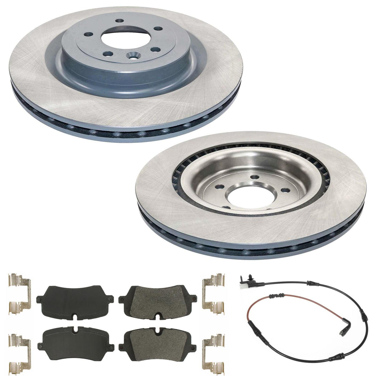 F&R Coated Disc Brake Rotors Brake Pad for Range Rover Sport Brem Bo 2010-2013 - Photo 1