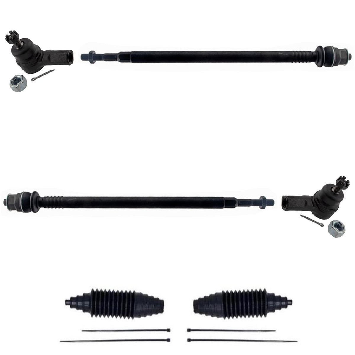 Inner Tie Rod & Outer Tie Rods Boots for Honda Civic 2001 2002 2003 2004 2005 - Photo 1