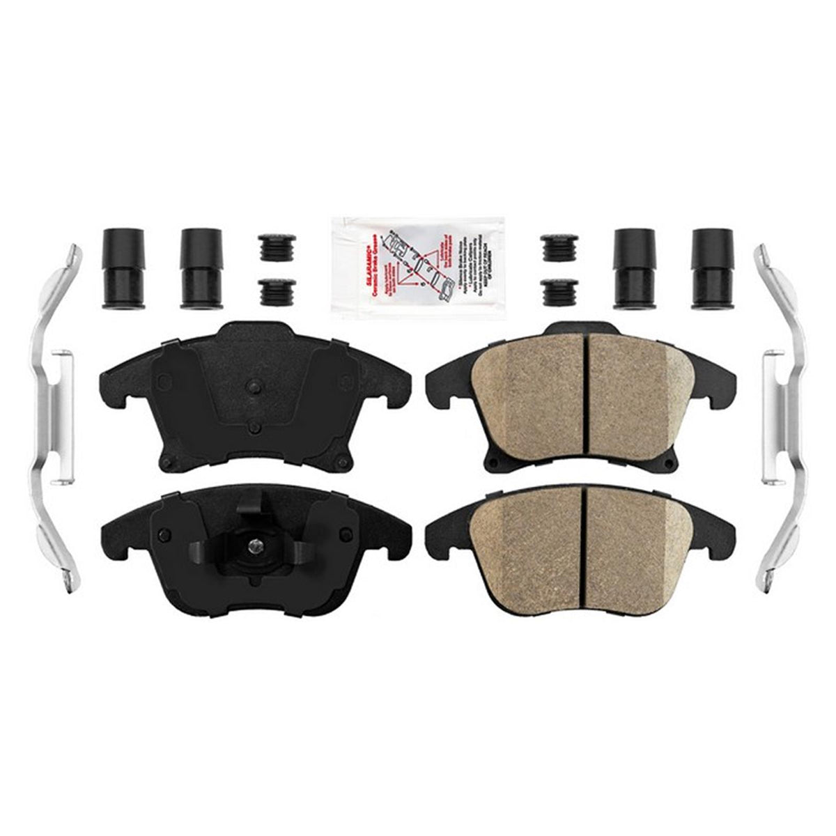 Front Rear AME Disc Brake Pads For Ford Fusion 2013 2015 2018 2019 2020 300MM - Photo 2