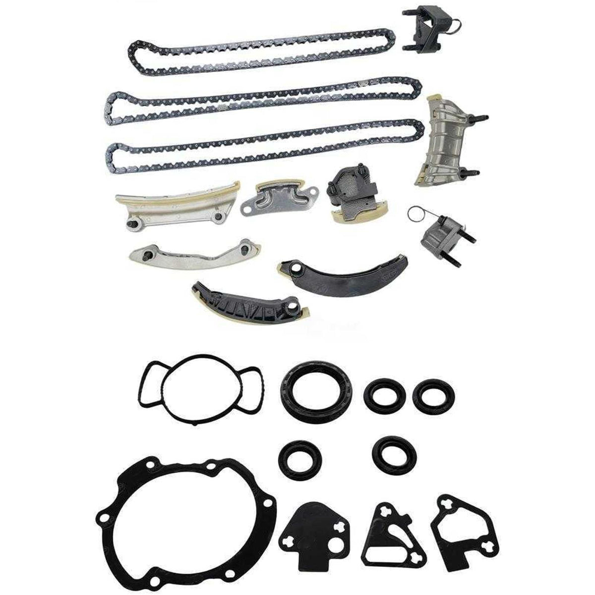 Engine Timing Chain Set with Gaskets for Buick Enclave 3.6L 2008 2009 2010 2018 - Photo 1