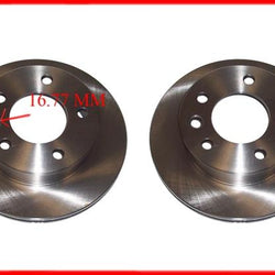 2003-2006 Sprinter 25 35 Disco de freno delantero 2/rotores con orificio de montaje de 16,7 mm