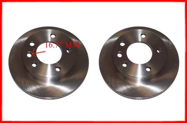 2003-2006 Sprinter 25 35 Disco de freno delantero 2/rotores con orificio de montaje de 16,7 mm