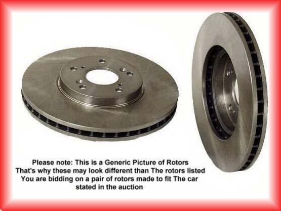 1979-1994 Volvo 240 260 740 960 Brake Disc Rotor Rotors Rr