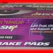 Grand Cherokee Commander Front Dash 4 Brake CD1080 Disc Brake Pad