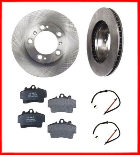 97-2004 Porsche Boxster Freno 2 Rotores Rotor Delantero y Cerámica Pa + 2 Sensores