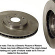 1991-1998 Saturn S SL SC Brake Disc Rotors Rotor Rear