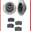 Rotores del kit de pastillas de freno trasero Audi A4 1996-1999
