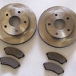 1998-2001 Audi A4 Rear Brake Rotor Pads Kit Rotors