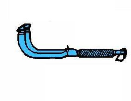 Honda Prelude Se Si 2.3L Engine Exhaust Flex Pipe