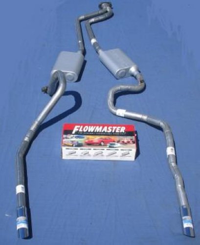 84-88 Chevrolet Monte Carlo 5.0L motor SS escape doble con silenciadores Flowmaster