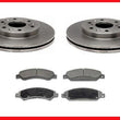 Fits For GMC 2007-2009 Chevrolet Suburban Front Brake Disc Rotors & Ceramic Pads