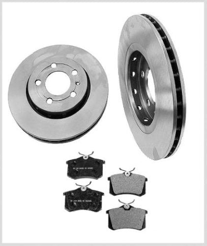2005 Volkswagen Jetta Rear Brake Rotor Pads Kit Rotors