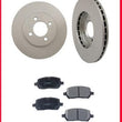 Cobalt 2.2L G5 Ion (2) 55083 4 Bolt Frt Disc Brake Rotor & Ceramic Pads