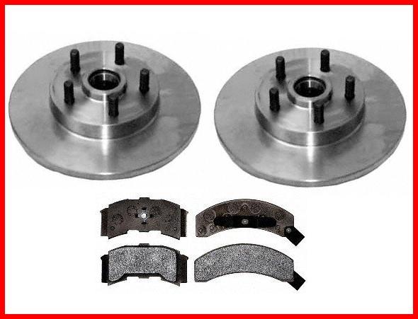 1984-1987 Fiero Brake Disc Rotor Rotors & Pads
