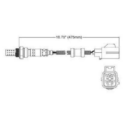 Sensor de oxígeno O2 Range Rover Sport Rr 2006-2007, ajuste directo 