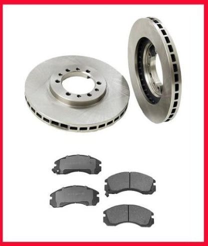 Front Brake Rotors & Pads For Mitsubishi Montero 3.5L 1994 1995 1996 1997 1999
