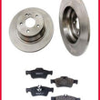 2003-2005 Mercedes E320 Kit de pastillas de freno trasero Rotores 