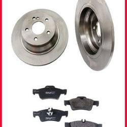 2003-2005 Mercedes E320 Kit de pastillas de freno trasero Rotores 