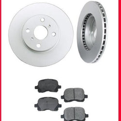 Fits For 98-2002 Toyota Corolla Prizm Front Brake Rotors & Ceramic Pads