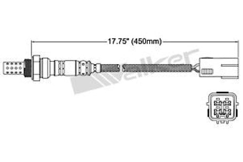 2004-2007 Mazda RX8 RX-8 O2 Oxygen Sensor Direct Fit Walker