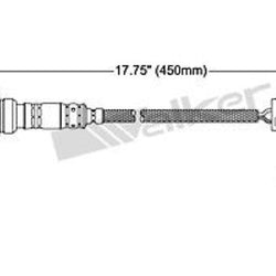 2004-2007 Mazda RX8 RX-8 O2 Sensor de oxígeno Ajuste directo Walker