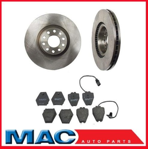 02-04 Audi A6 2.7T Q (2) Front H/D Girling 321mm Brake Disc Rotors & Pads Front