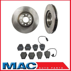 02-04 Audi A6 2.7T Q (2) Front H/D Girling 321mm Brake Disc Rotors & Pads Front