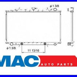 Nuevo radiador para Nissan Axxess 90 91 92 Stanza 1990-1995.