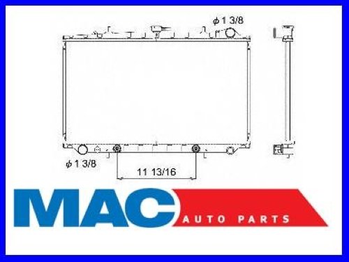 Nuevo radiador para Nissan Axxess 90 91 92 Stanza 1990-1995.