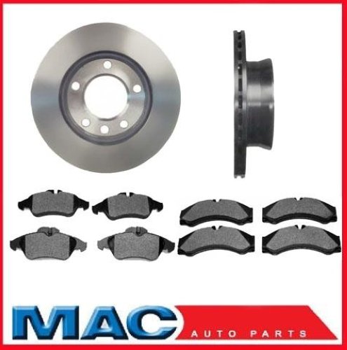 2003-2006 Sprinter 16 Rim 285MM 11 1/4 Inch Front Brake Rotors & Pads