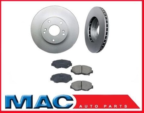 04-08 Acura TSX Front Brake Disc Rotor Rotors & Ceramic Pads 31275 CD787